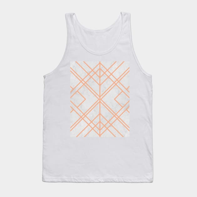 Art Deco Lines Pattern Tank Top by Tobe_Fonseca